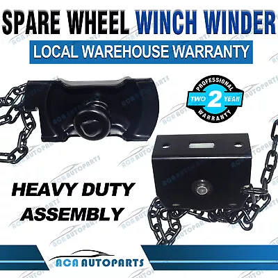 Spare Wheel Tyre Winch Winder Assembly Suit For Toyota Most Hilux 4WD Models • $66.89