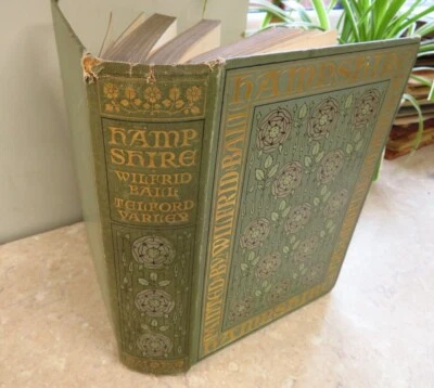 £14.99 • Buy 1909 A&c Black- Hampshire Ball Varley Winchester Map 75 Col Plt Austen Beaulieu 