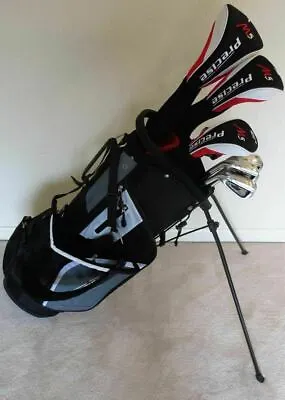 TALL Mens Left Handed Golf Club Full Set Driver Wood Hybrid Irons Putter Bag • $479.99
