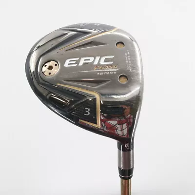 Callaway Epic Star Flash 3 Fairway Wood 15 Degrees Attas 40 L Ladies RH C-127071 • $120