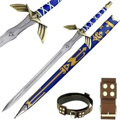 Legend Of Zelda Full Tang Skyward Master Sword Unsharpened With Belt • $88.99