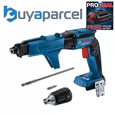 Bosch GTB 18V-45 18v Brushless Collated Drywall Screwdriver + GMA-55 Attachment • £233.69