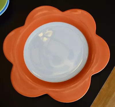 Villeroy & Boch Wonderful World Bloom 11 1/2 In Dinner Plate Orange • $29.99