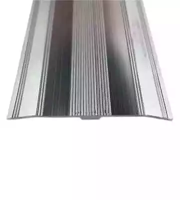 £5.99 • Buy 61mm Extra Wide Cover Strip VINYL METAL CARPET DOOR BAR THRESHOLD TRIM FLOORING