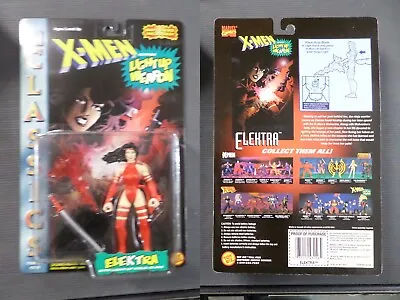 X-Men 1996 X-Men Classics Light Up Weapon Elektra Action Figure • $8.97