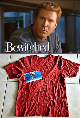 BEWITCHED: Will Ferrell Red T-shirt Screen Worn W/Studio COA • $125