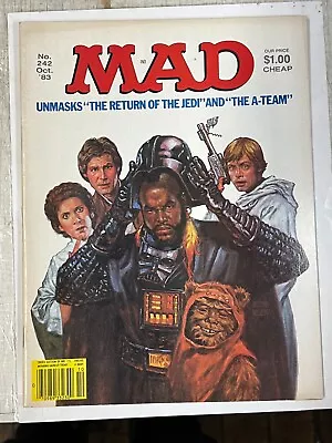 Mad Magazine #242 1983 Return Of Jedi Star Wars A Team | Combined Shipping B&B • $15