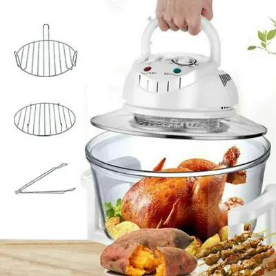 17L Turbo Electric Air Fryer Convection Oven Oil-Less Grill Roaster Bake Cooker • $62.70