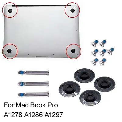 £4.92 • Buy 4Pcs Bottom Case Rubber Feet With Screws Set For MacBook Pro 13  A1278