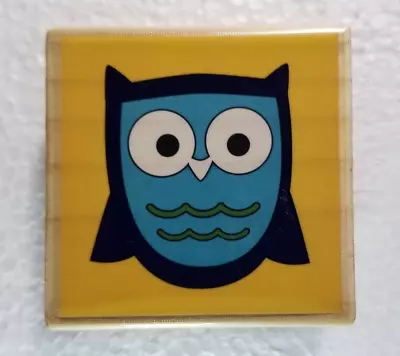 Hampton Art OWL Wood Rubber Stamp Crafts DIY Hobbies 2.5  X 2.5  NEW • $9.49