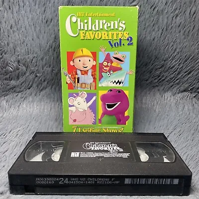 Children's Favorites Vol. 2 VHS 2004 Video Tape Barney Kipper Wishbone Angelina • $14.99