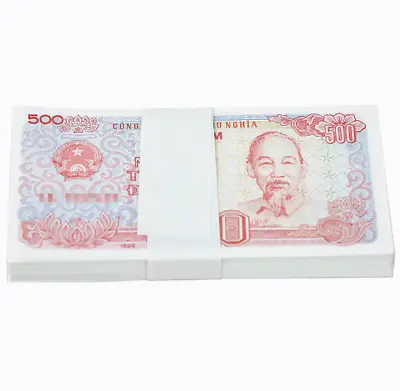 100PCS Vietnam 500 DOLLARS BANKNOTE CURRENCY VND 500 Vietnamese Dong 1988 UNC • $20.89