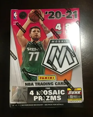 2020-21 Panini Mosaic NBA Basketball Blaster Box 32 Cards New Factory Sealed • $24.95