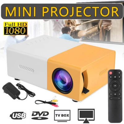 Mini Projector HDMI LED HD 1080P Home Cinema Portable Pocket Projector Party AU • $34.99