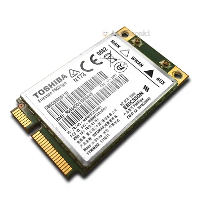 Unlocked Ericsson F5521GW Wireless 3G WWAN Card GPS Mini PCI-E WCDMA HSPA+21Mbps • $11.10