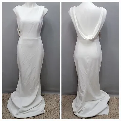 Katie May Vionnet Boat Neck Fitted Gown Size 10 Nwt • $150