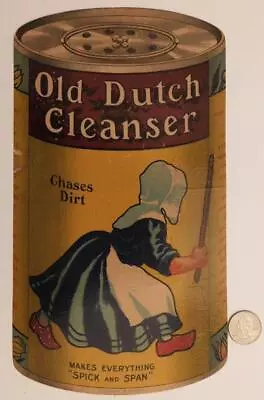 Large Old Dutch Cleanser Unused Window Decal Or Transparency Meek Co. OH C339 • $34.95