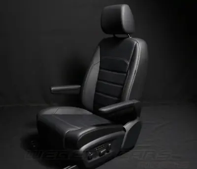 VW T6 Facelift T6.1 Bus Multivan Highline Leather Black Driver Seat Leather Seat • $2632.53