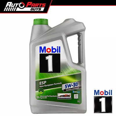 Mobil 1 ESP 5W-30 Full Synthetic Engine Oil 5 Litre | 146070 • $117.99