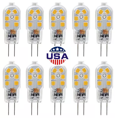 10x G4 LED Bulbs JC Bi-Pin Base Light 2W 12V 20W-30W T3 Halogen Bulb Replacement • $14.99