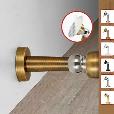 For Wall Protector Nail-free Screws Door Stopper Door Stop Doorstop Door Catch • £6.05