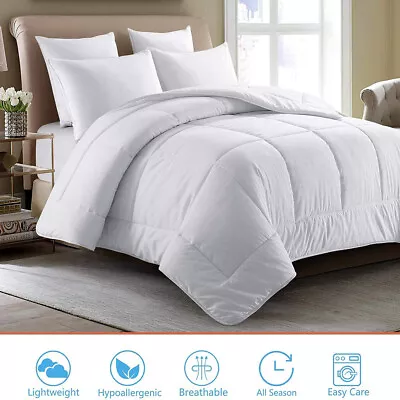 AU Stock 100%Merino Wool Quilt Duvet Doona Blanket Summer/Winter All Size 350GSM • $39.88