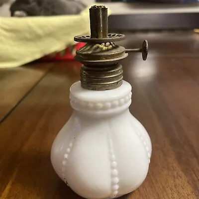 Vintage  Milk Glass Lamp.  Please See Photos • $7