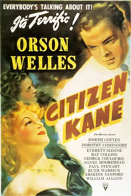 Citizen Kane Orson Welles Vintage Movie Poster • $14.99