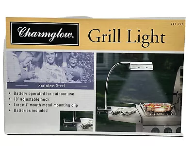 Stainless Steel Fluorescent Grill Light BBQ Grilling Accessory • $20.99