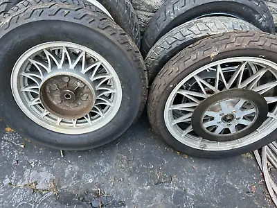 1987 87 Suzuki VS700 VS 700 Aluminum Mag Wheel Front + Rear Tire Set • $295.85