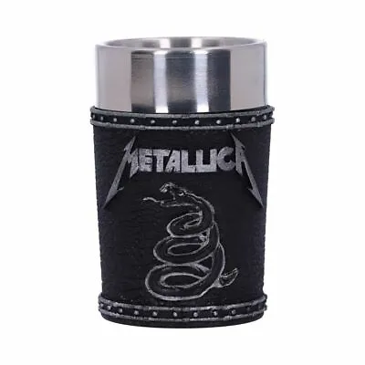 New Metallica Black Album Shotglass Official Uk Licensed Shot Glass 7cm Boxed  • £14.75