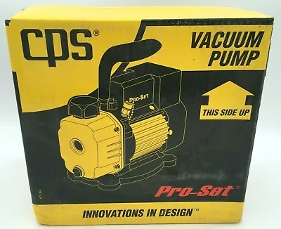 $83.99 • Buy CPS Pro-Set Compact 2 CFM Single-Stage Vacuum Pump 220/240V 50Hz VPC2SE *NEW*