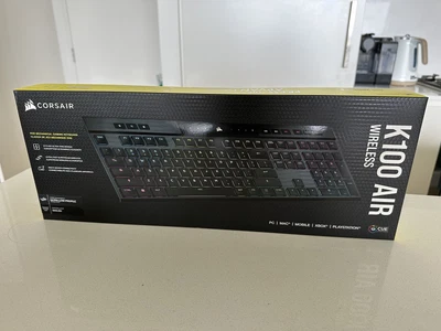 $106.50 • Buy CORSAIR K100 RGB AIR Wireless Ultra-Thin Mechanical Gaming Keyboard - Brand NEW