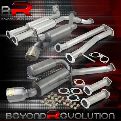 For 2003-2007 350Z G35 Coupe 3.5 V6 2.35  Pipe Catback Exhaust 4  Dual Gray Tips • $346.99