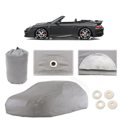 $51.95 • Buy Porsche 911 6 Layer Car Cover Fitted In Out Door Water Proof Rain Snow Sun Dust