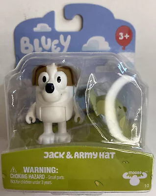 Bluey Action Figure - Jack & Army Hat - New In Box • $9