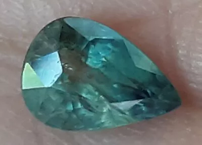 Nice Color Natural 1.01ct Green Pear Cut Montana Mined Sapphire U.S. Seller  • $18