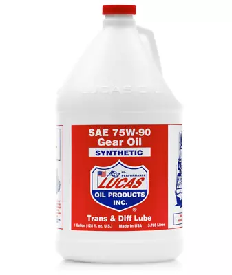 Lucas Synthetic 75W-90 Gear Oil 1 GL • $57.50