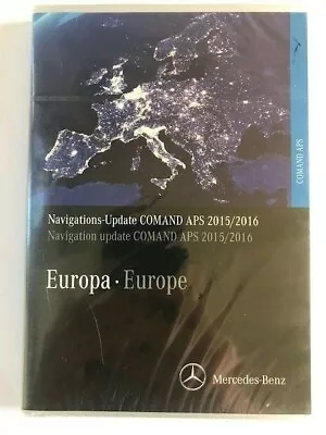 Genuine Mercedes Comand Aps Sat Nav Navigation Dvd Disc V17.0 2015-2016 Europe  • £59.99