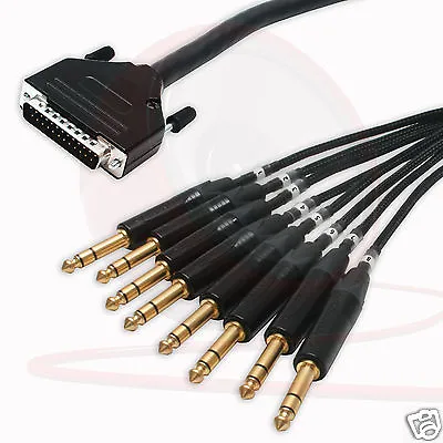 £106.25 • Buy 25 Pin D Sub To Neutrik TRS Jacks Cable. Serial Db-25 MOGAMI Multicore Snake