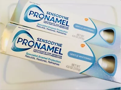 $5.50 • Buy Sensodyne Pronamel Toothpaste Gentle Whitening Prevent Cavities 4 Oz 