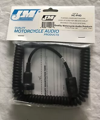 J&m 7-pin P-series Lower Headset Cord-harleys 98 & Newer W/factory Intercom-new! • $27.99