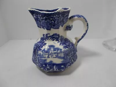 Vintage Mason’s Blue Pitcher/Creamer Vista England • $24.99