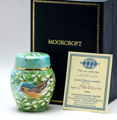 Moorcroft Enamels Chaffinch  Ltd Edition 21/75 By Terry Halloran • $1237.13