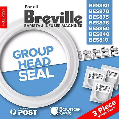 3x Breville Group Shower Head Seals Gasket For Barista Express Pro Touch Infuser • $15.50