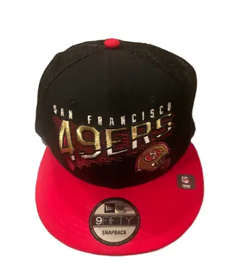 NWT New San Francisco 49ers New Era 9Fifity Helmet Meshback Trucker Snapback Hat • $27.95