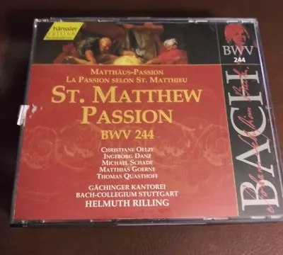 Bach: St. Matthew Passion BWV244  (UK IMPORT)  CD NEW • $7.99