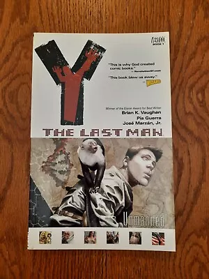 Y: The Last Man Vol 1: Unmanned TPB (Vertigo 2003) 9th Printing • $6