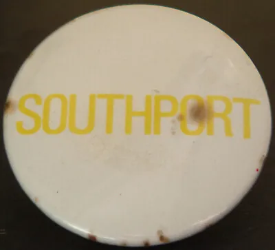 £8 • Buy SOUTHPORT FC Vintage Button Badge Brooch Pin 38mm Dia