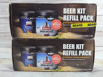 MR BEER - (2) Refill Packs - (4) Refills - American & Patriot Refills - Open Box • $90